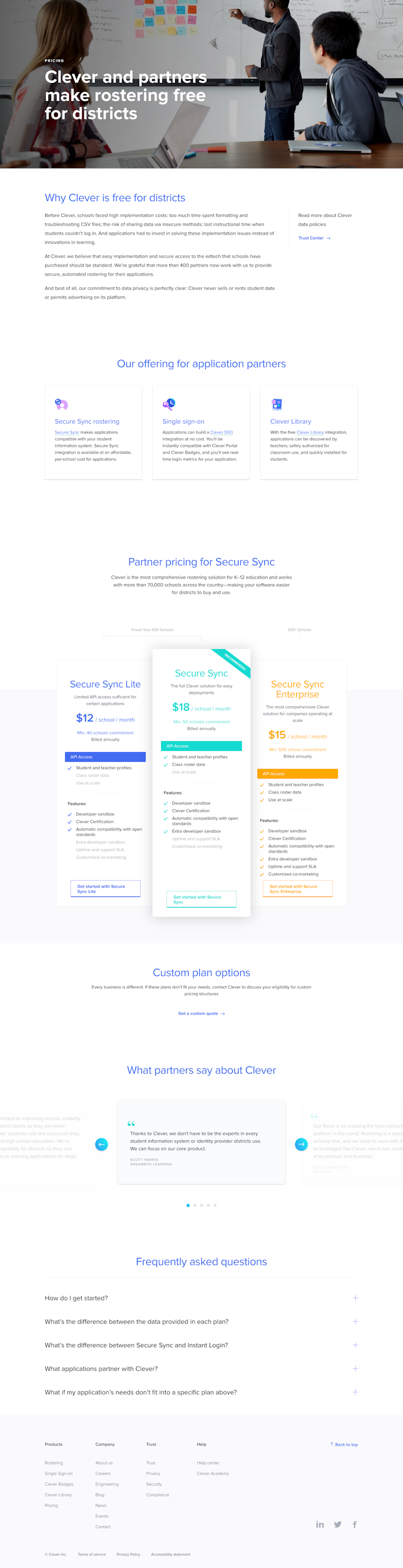 Clever Pricing Page Design