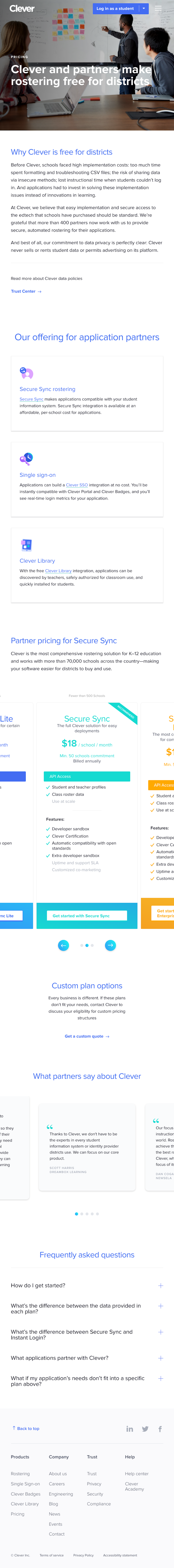 Clever Pricing Page Design